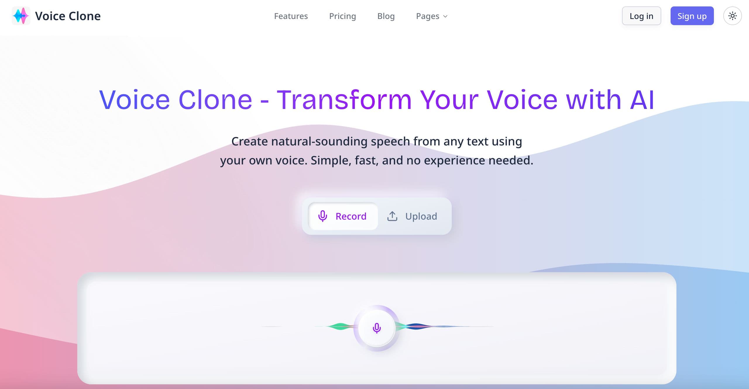VoiceCloner screenshot 1