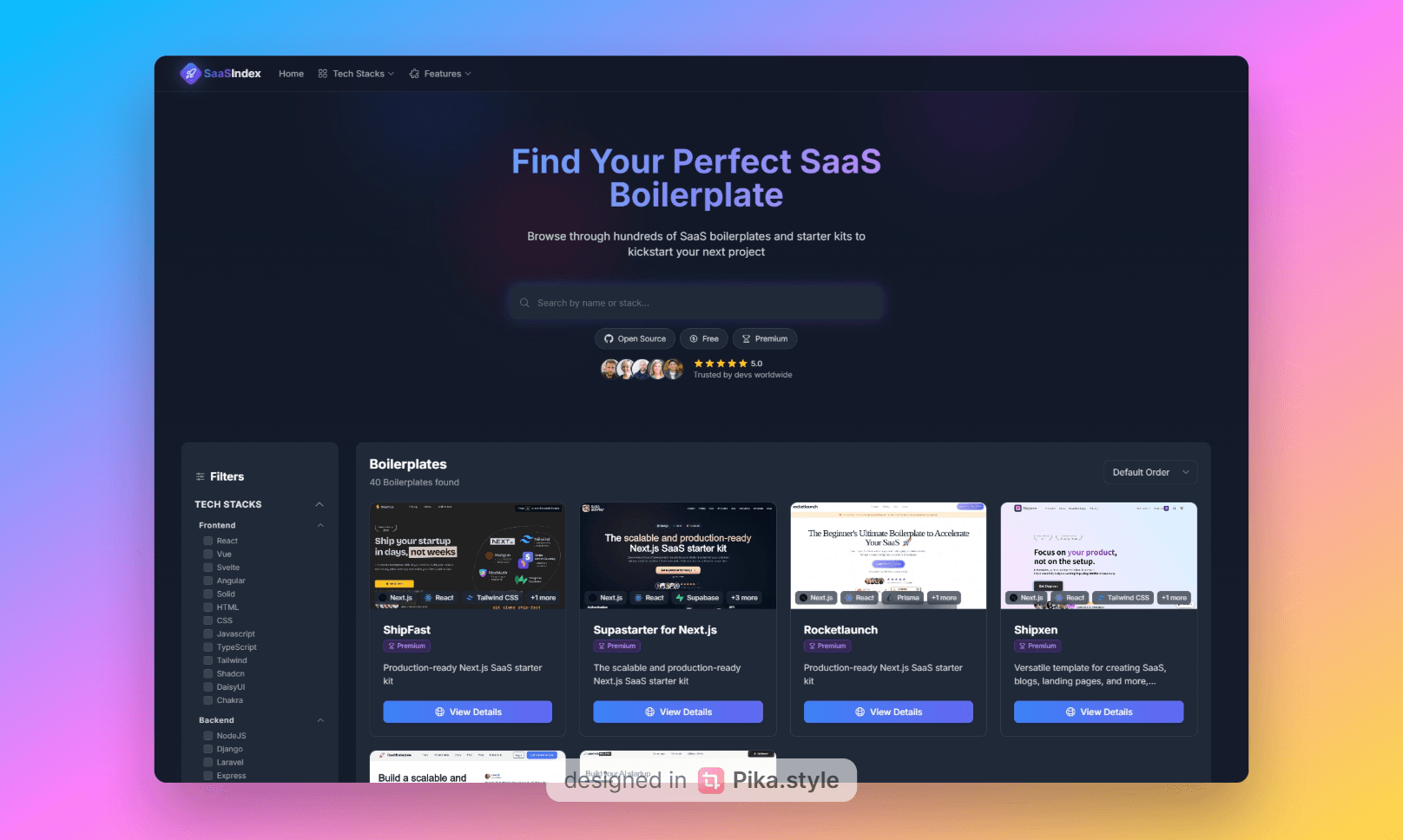 SaasIndex screenshot 1
