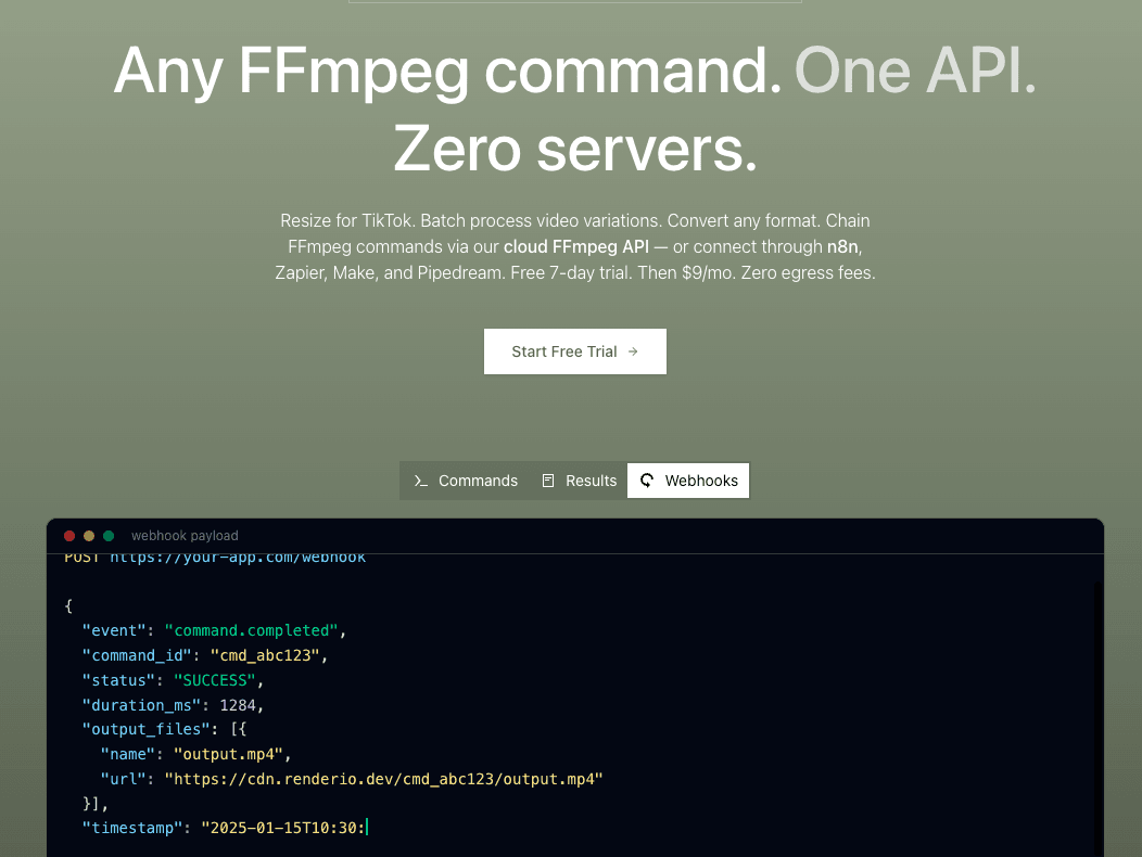 RenderIO screenshot 1