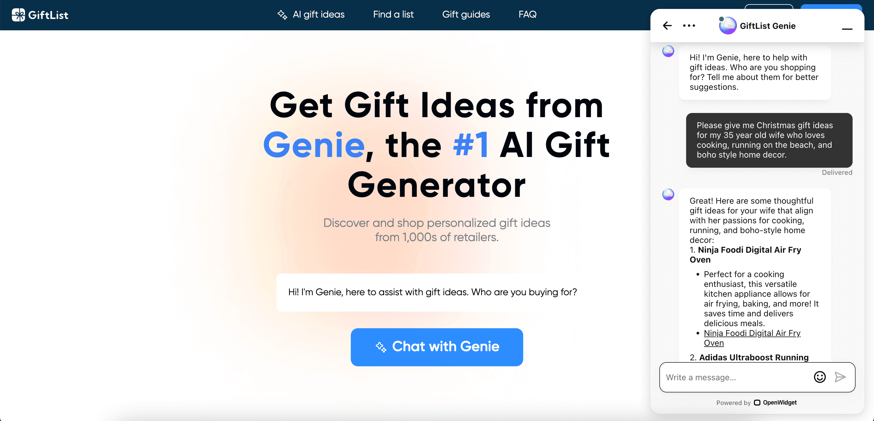 GiftList screenshot 1