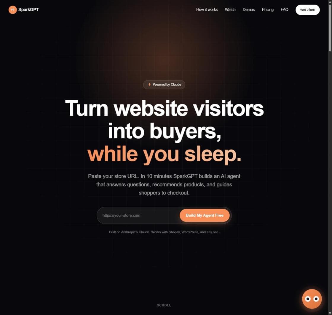 SparkGPT screenshot 1