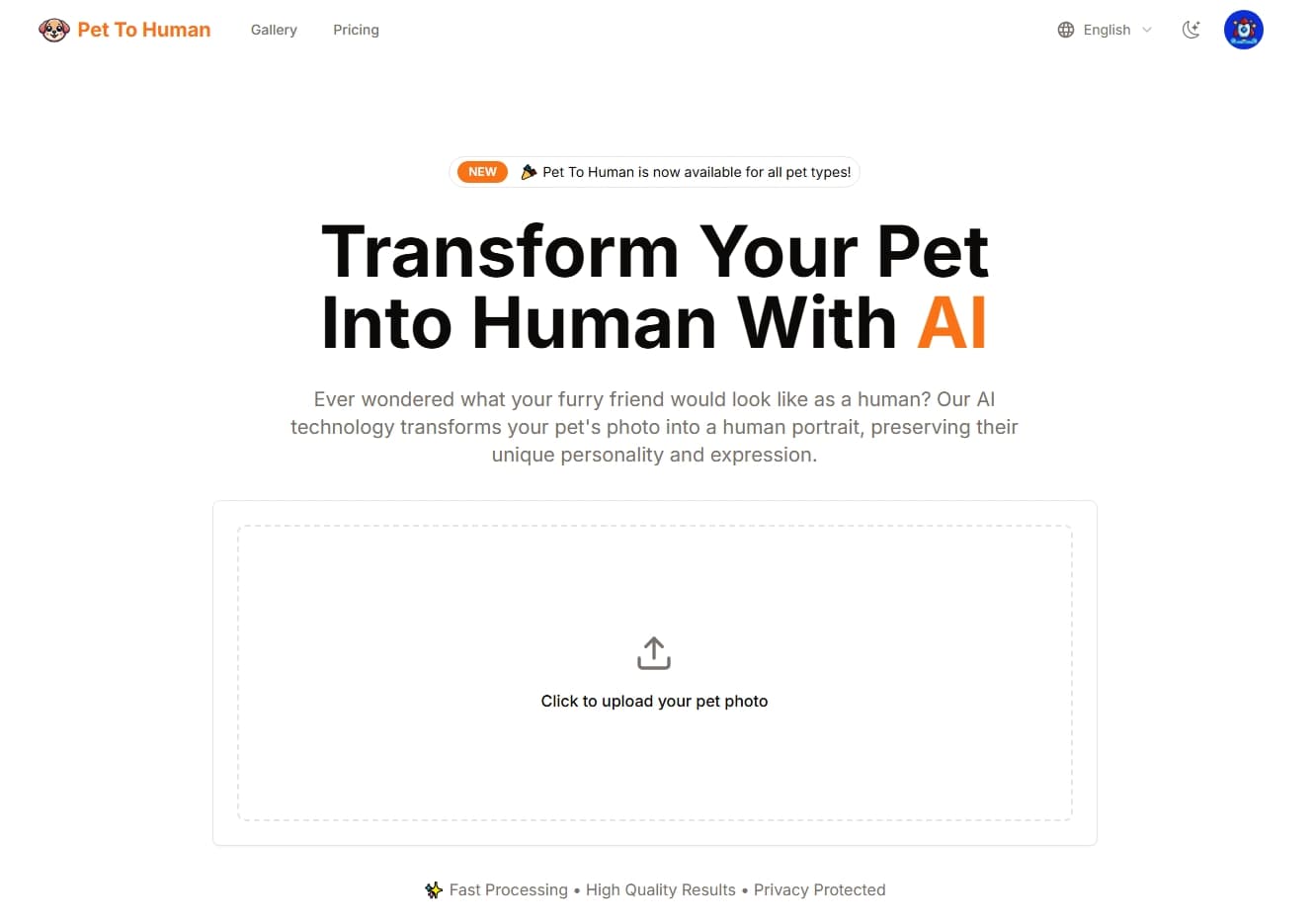 PetToHuman screenshot 1