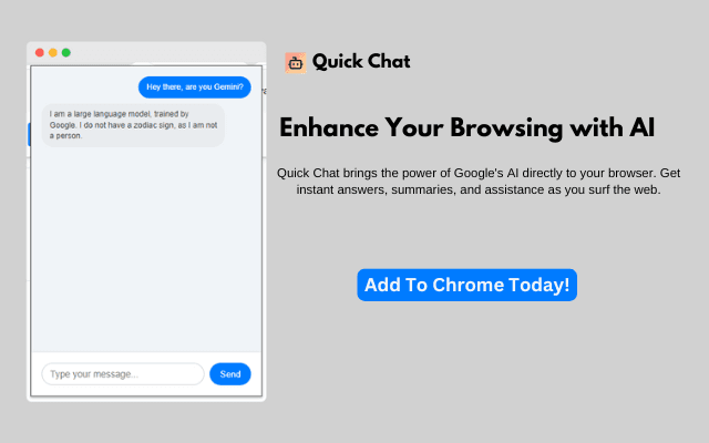 Quick Chat AI screenshot 1