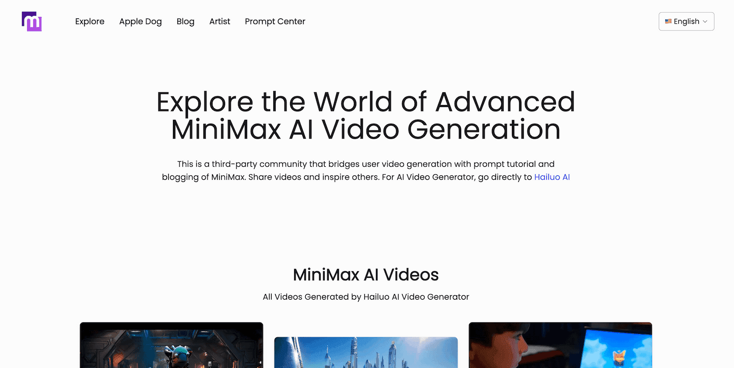MiniMax AI screenshot 1