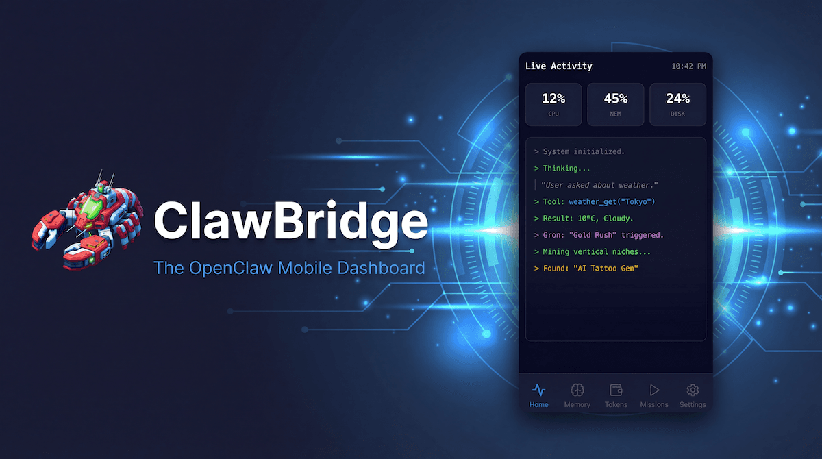 ClawBridge screenshot 1