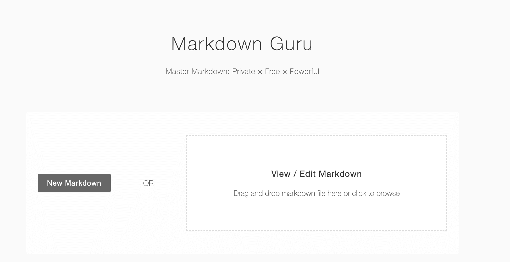 markdown.guru screenshot 1