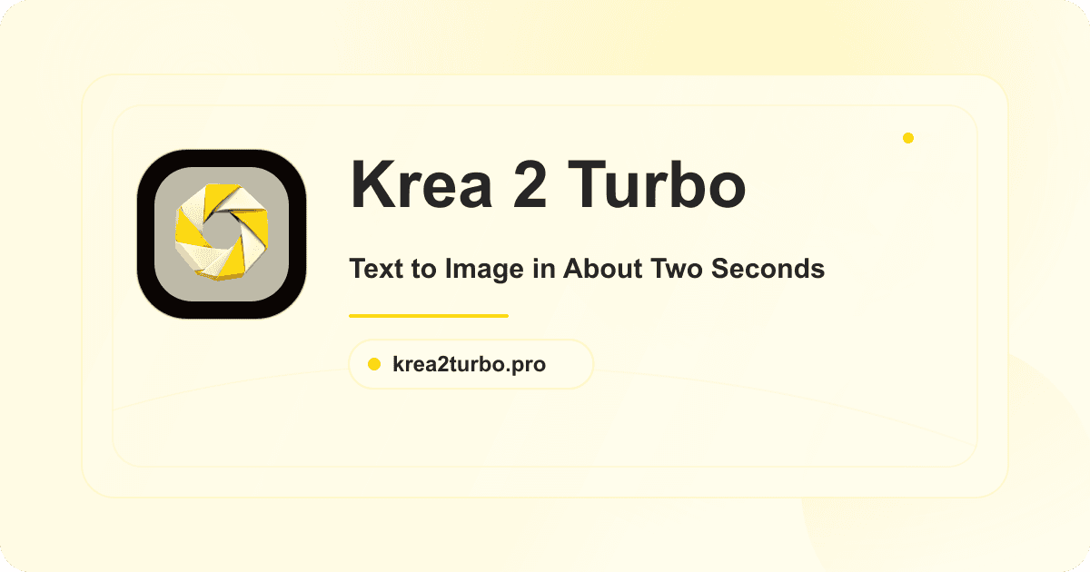 Krea 2 Turbo screenshot 1