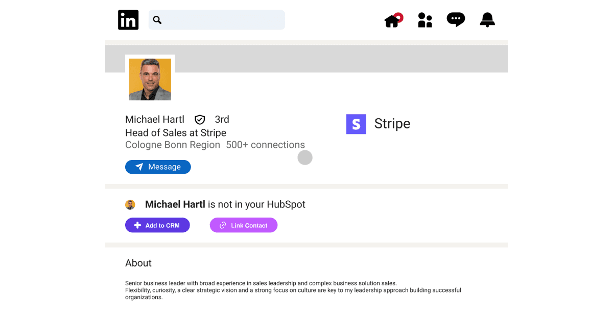 Hublead screenshot 1