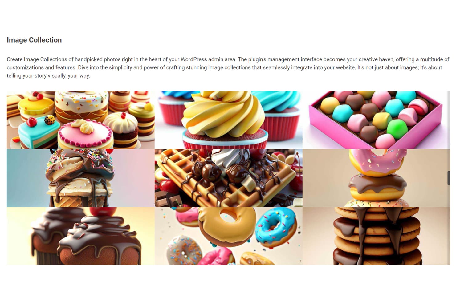 Aeroscroll Wordpress Photo Gallery screenshot 1