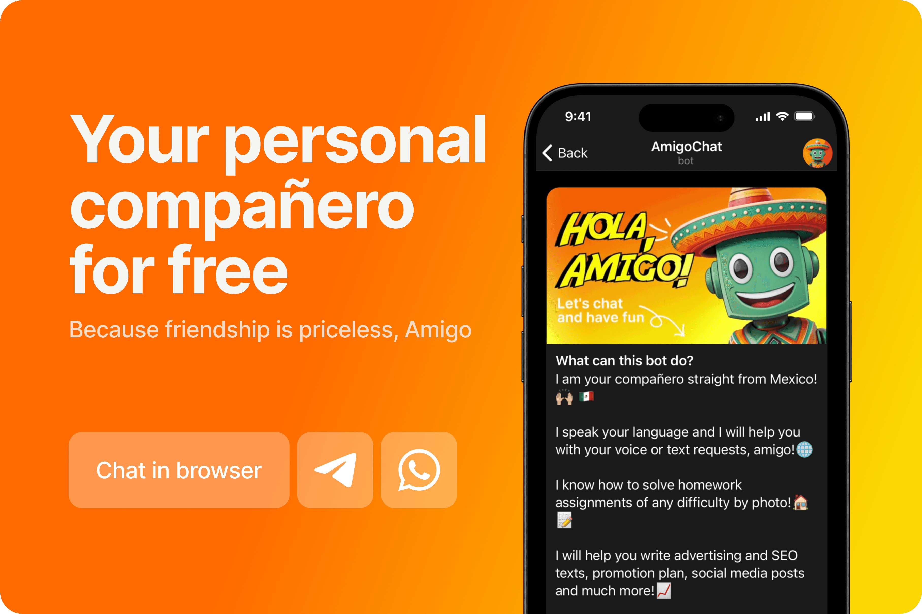 AmigoChat screenshot 1