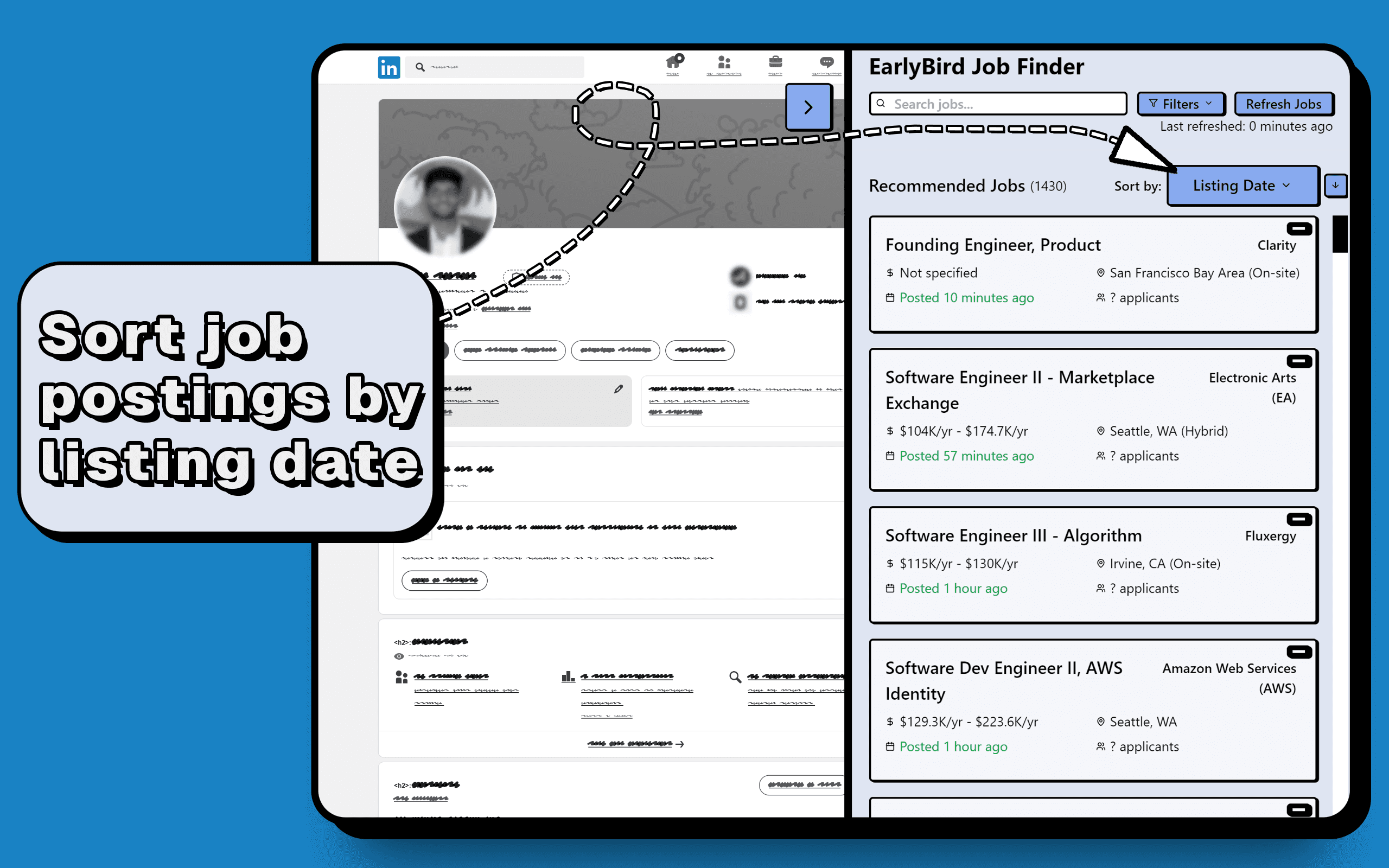 EarlyBird Jobs screenshot 1