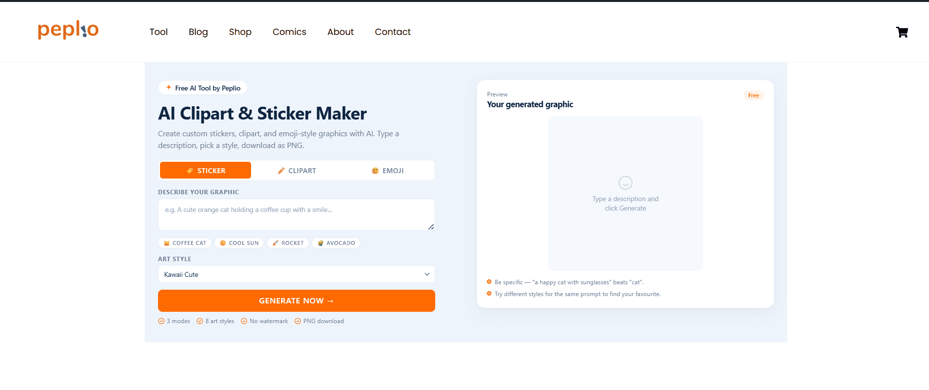 AI Clipart & Sticker Maker screenshot 1