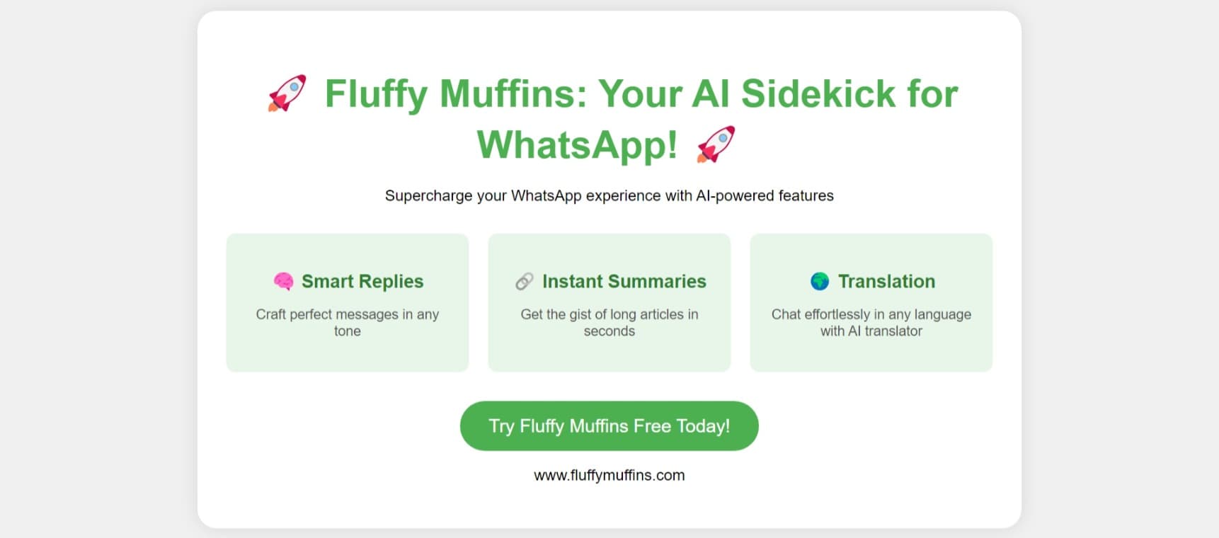 Fluffy Muffins for WhatsApp screenshot 1