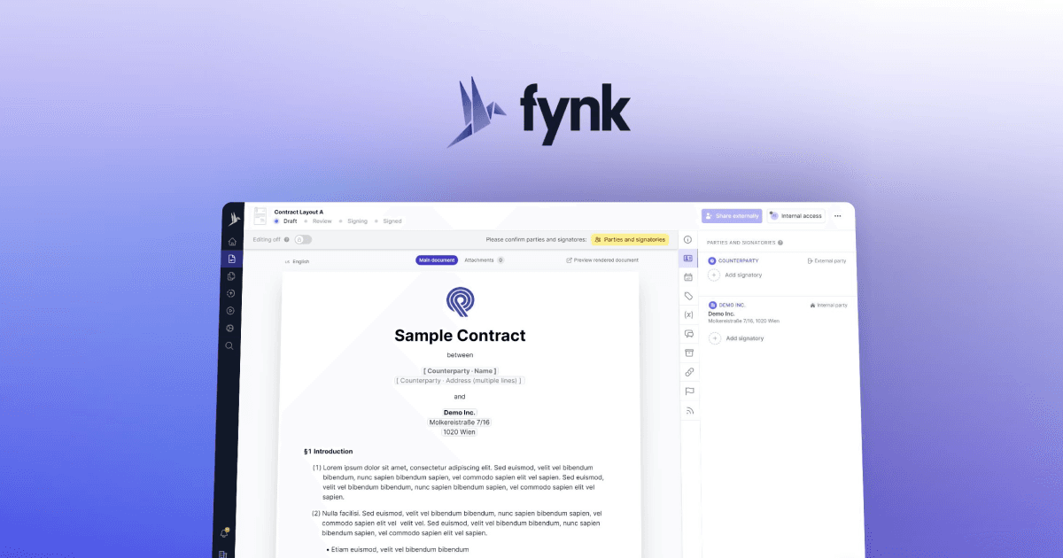 Fynk screenshot 1