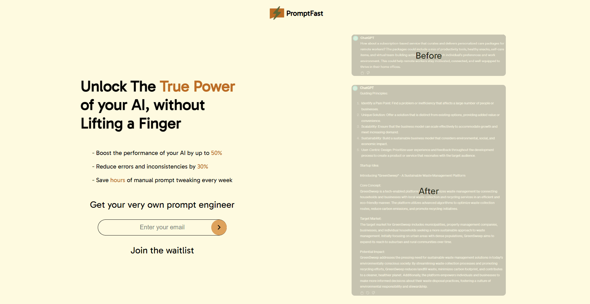 PromptFast screenshot 1