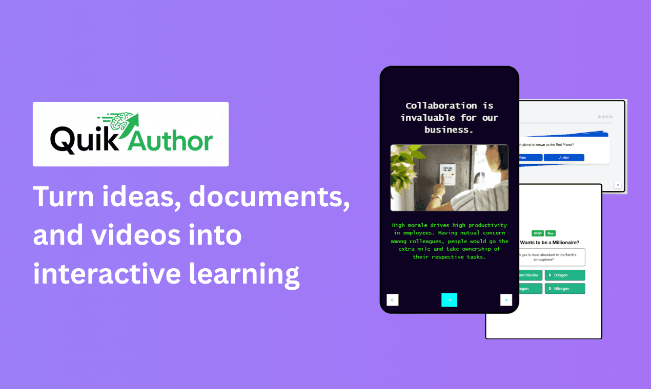 QuikAuthor screenshot 1