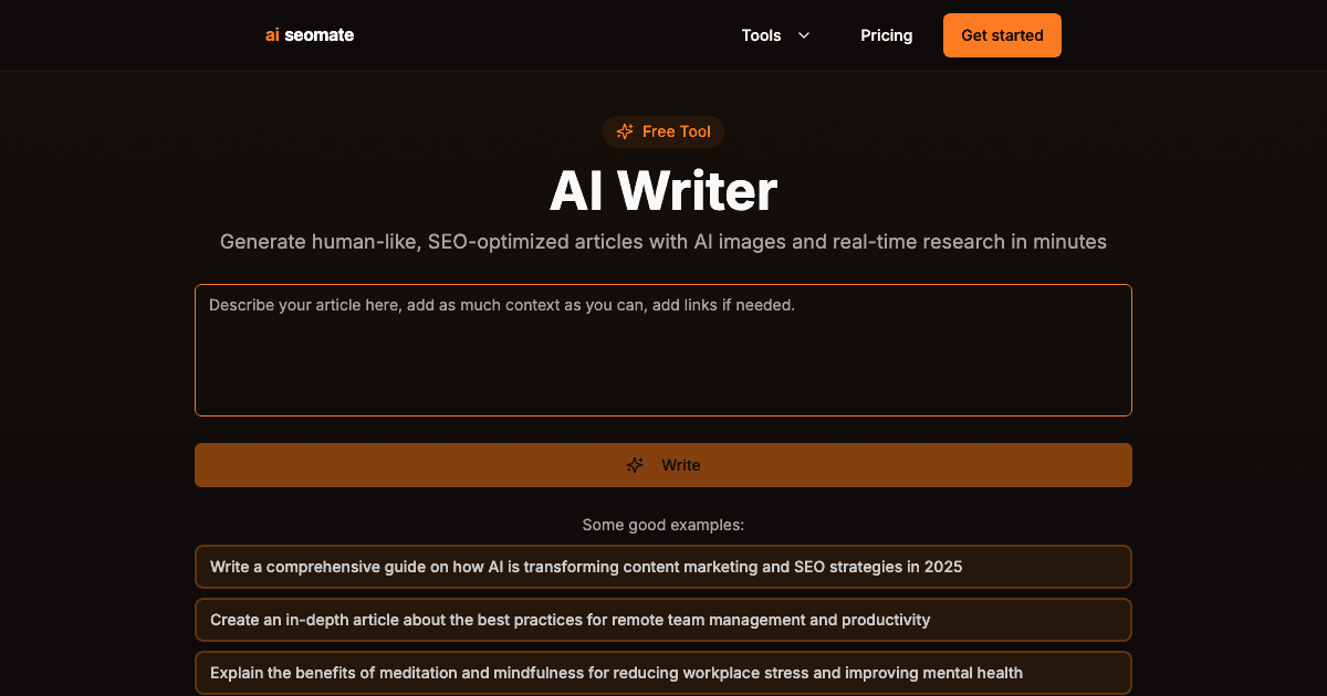 aiseomate.com screenshot 1