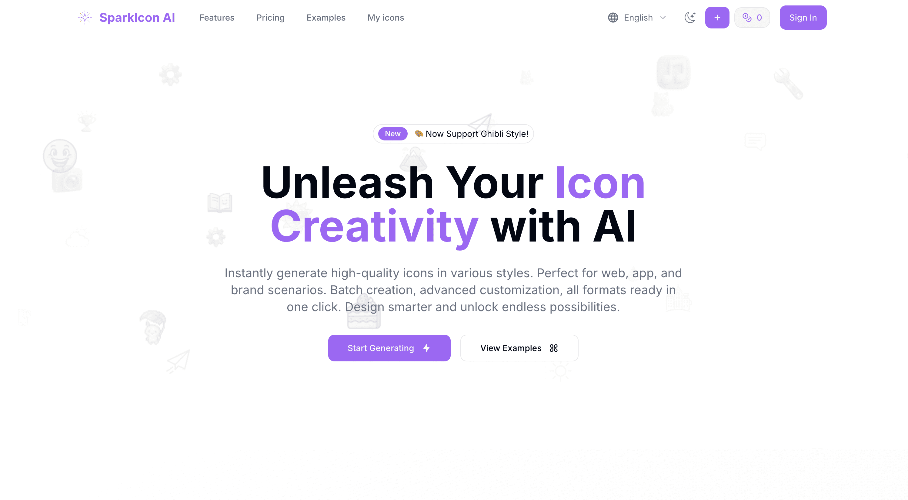 SparkIcon AI screenshot 1