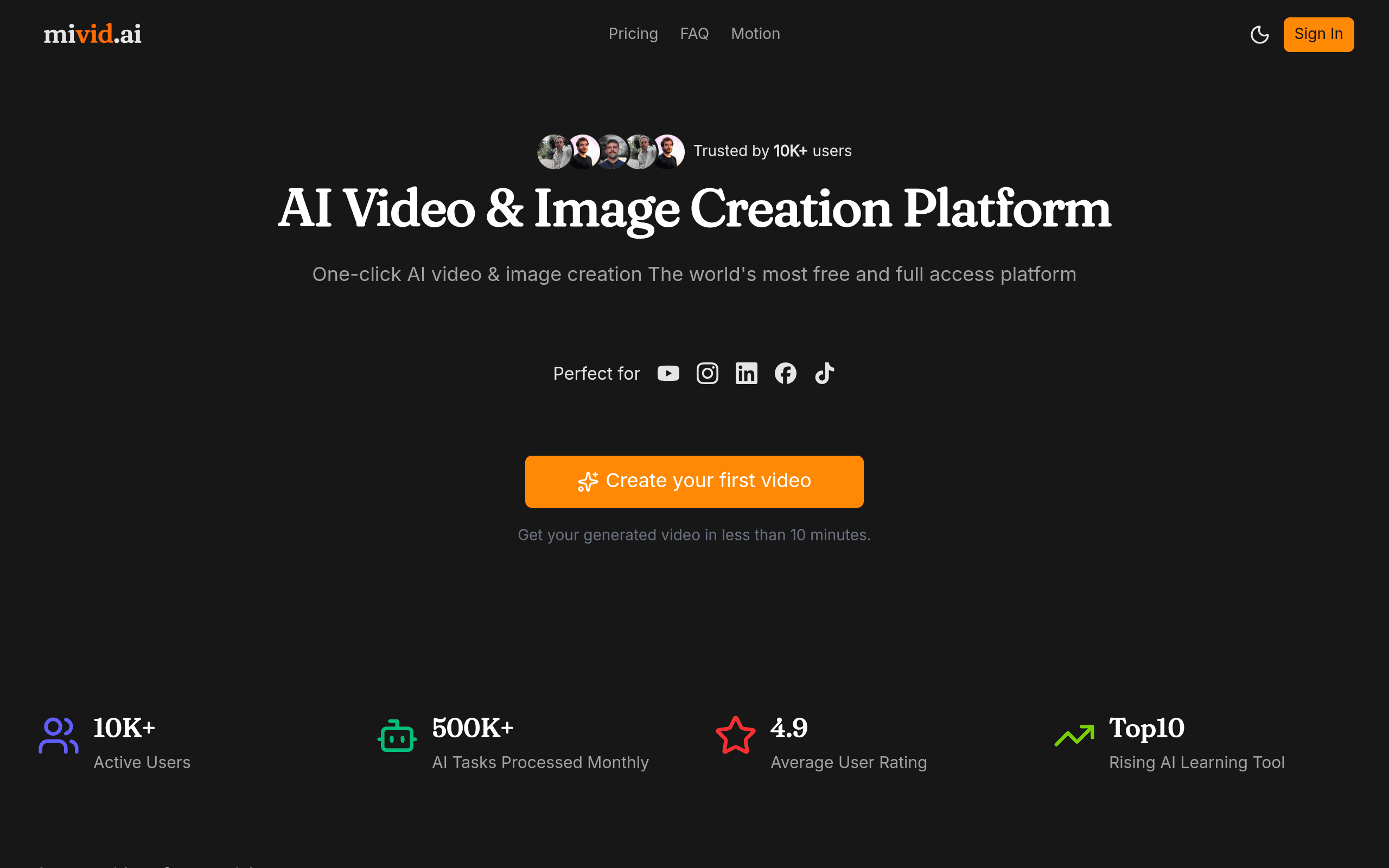 mivid.ai screenshot 1