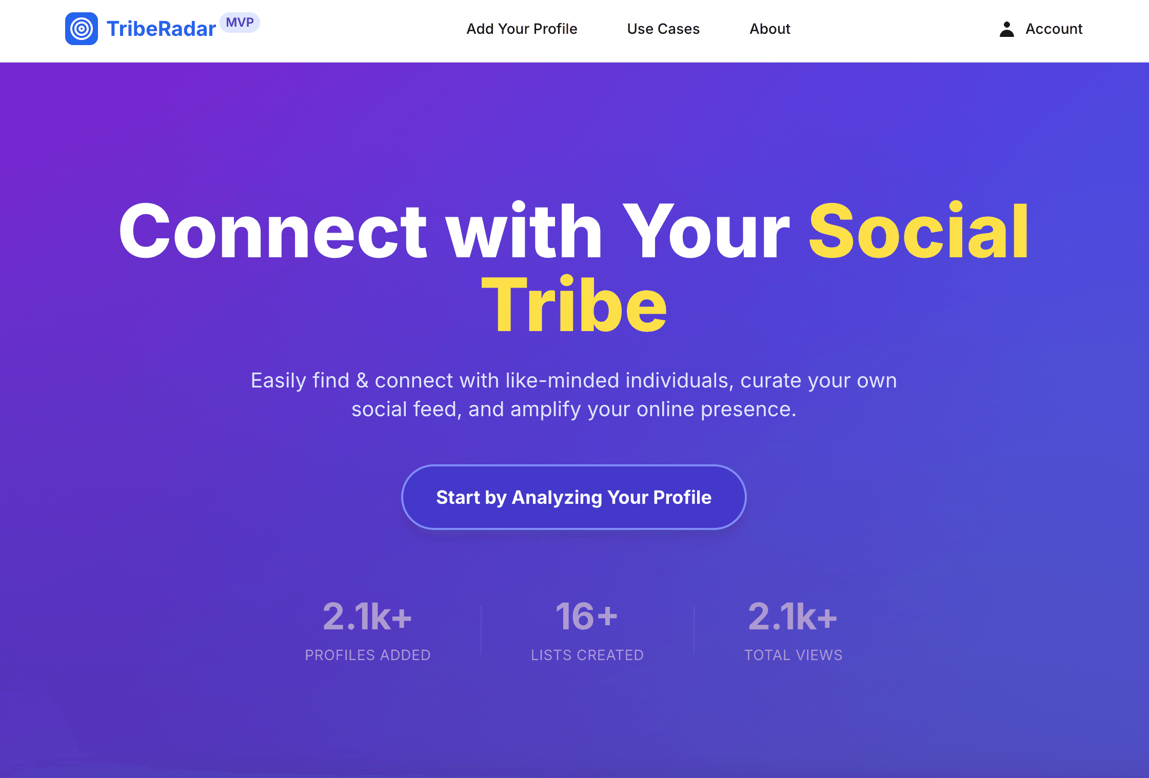 Tribe Radar screenshot 1