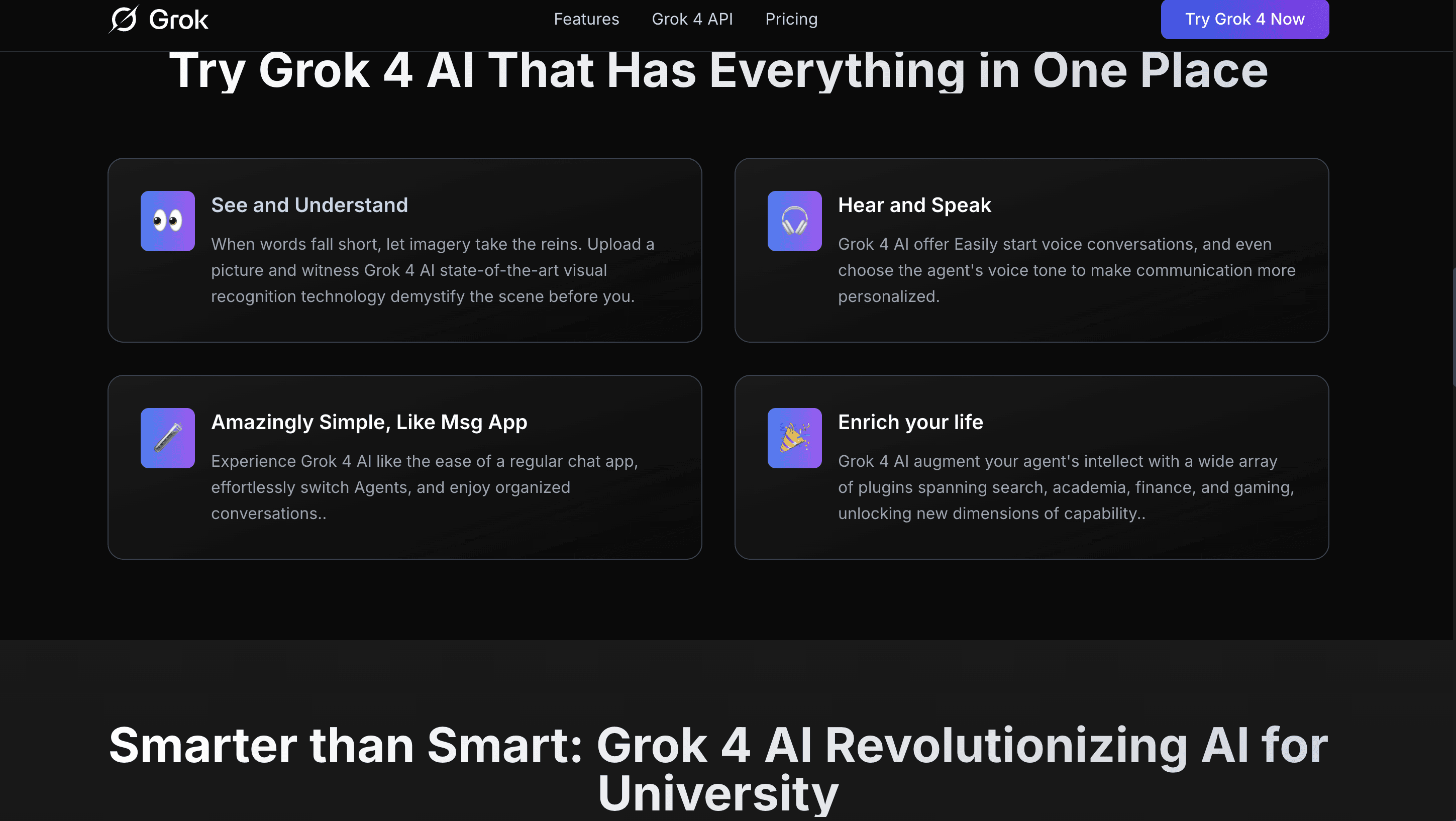 Grok 4 AI screenshot 1