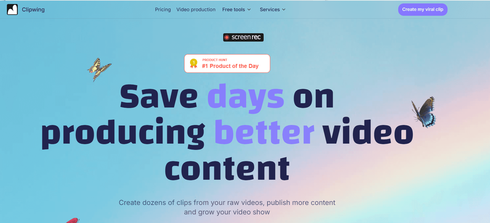 Clipwing screenshot 1