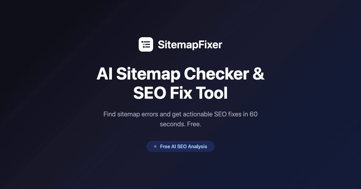 SitemapFixer screenshot 1