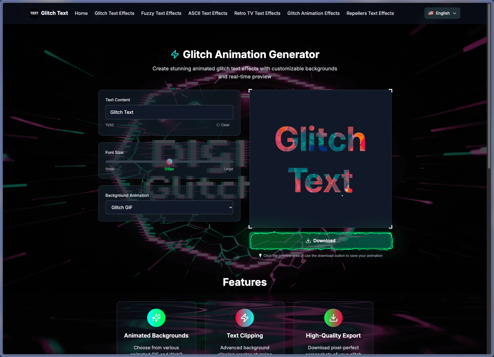 Glitch Text screenshot 1