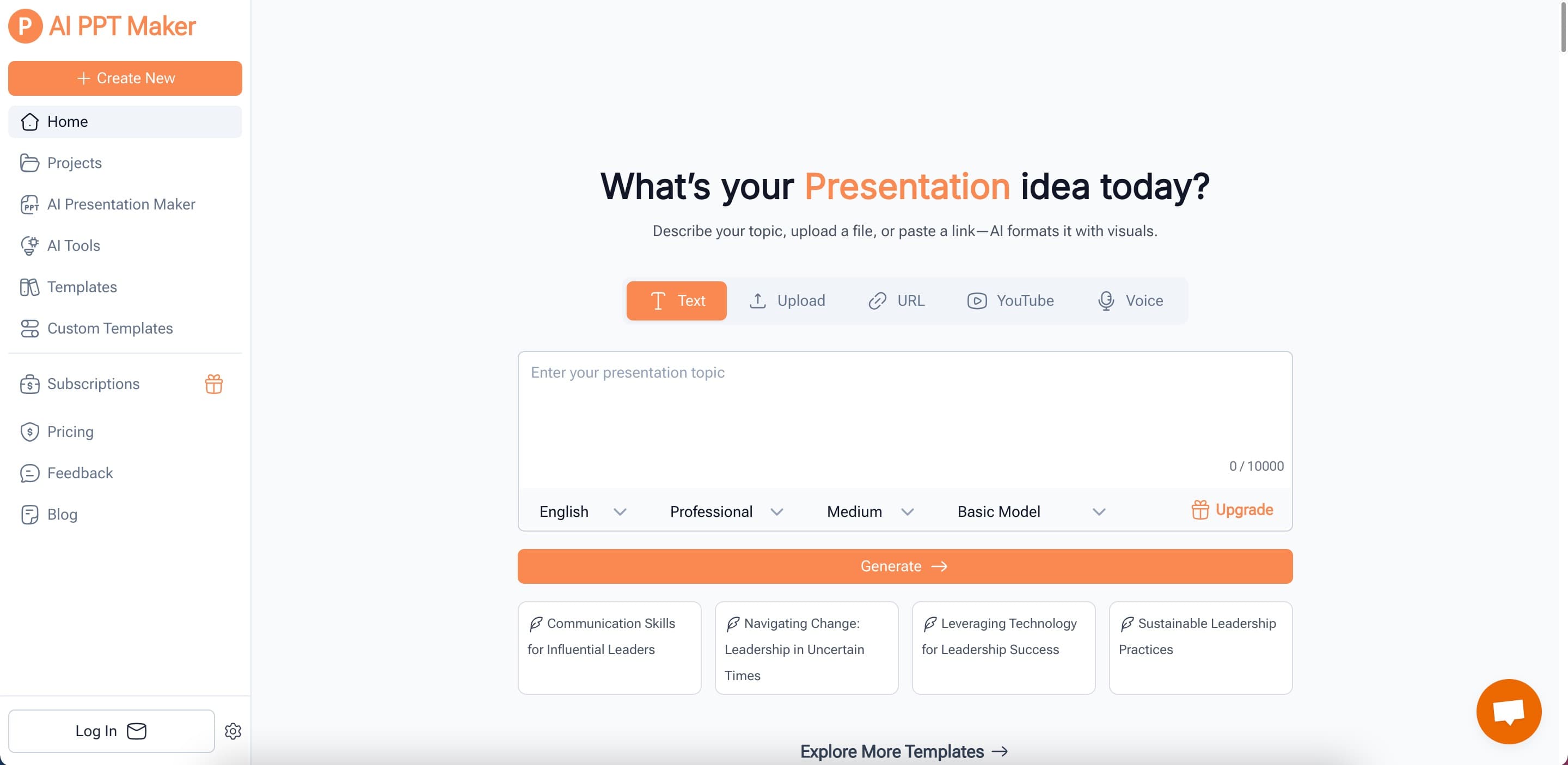 AI PPT Maker screenshot 1