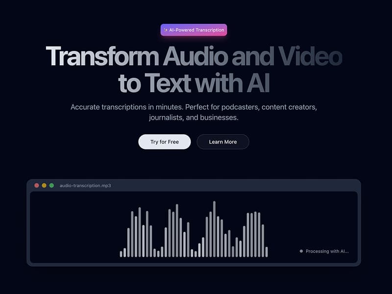 TranscribeZen  screenshot 1