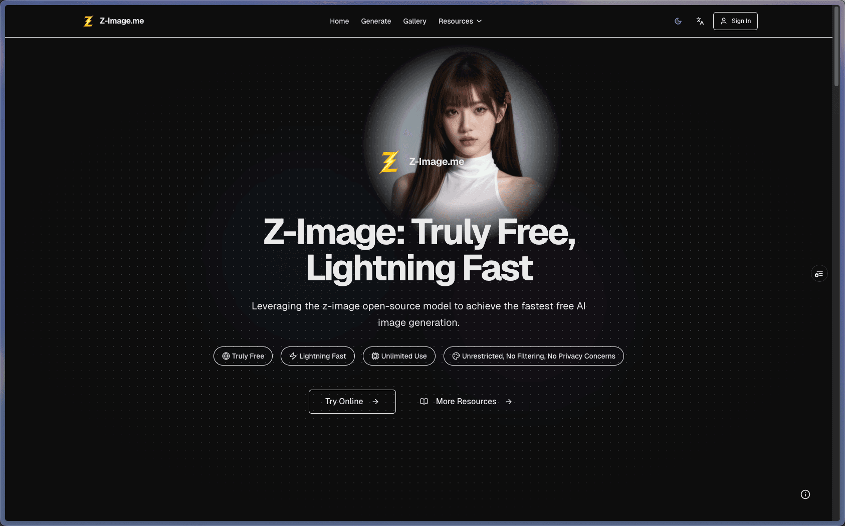 z-image.me screenshot 1