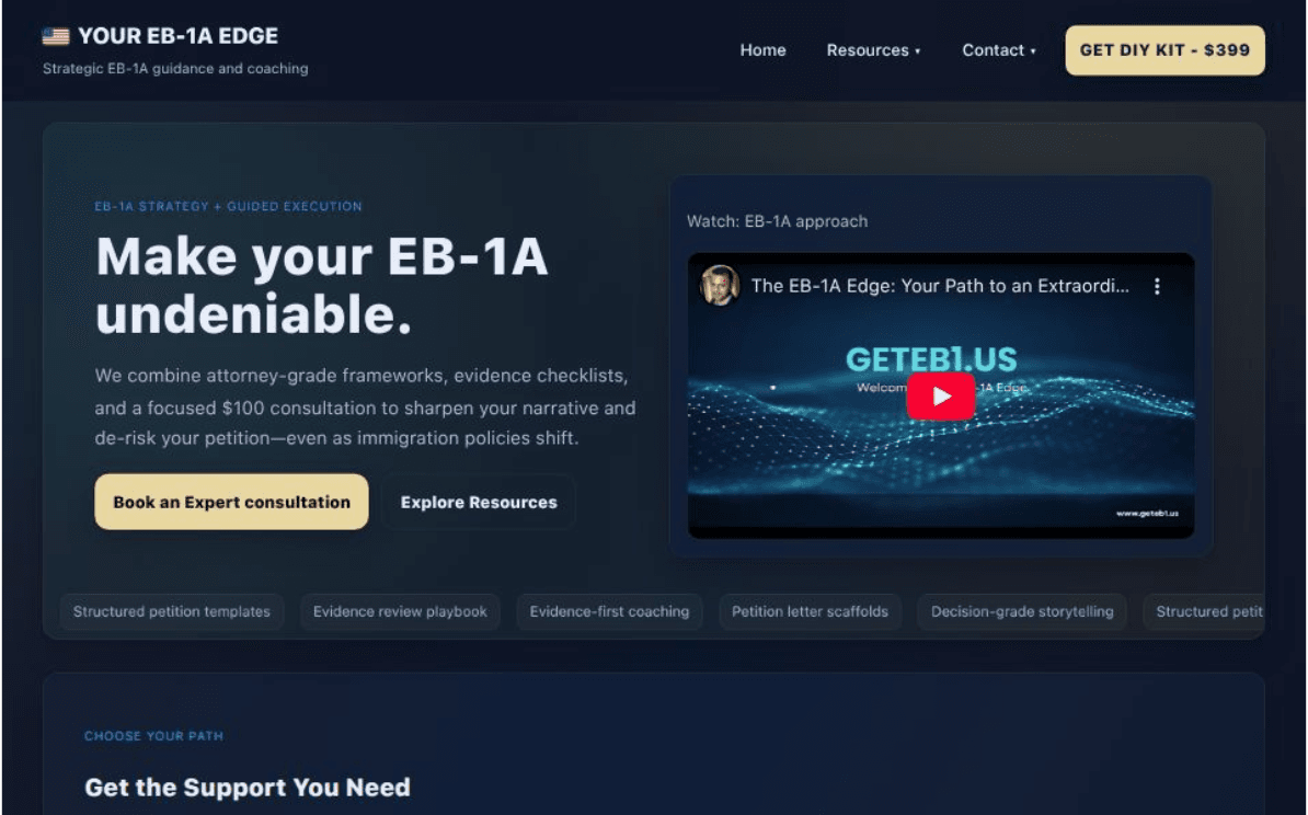 EB1 Edge screenshot 1