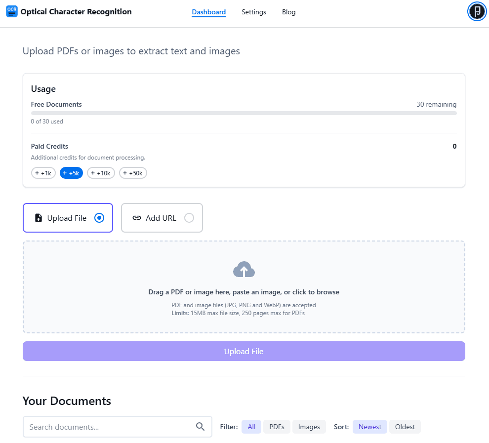 OCRMD screenshot 1