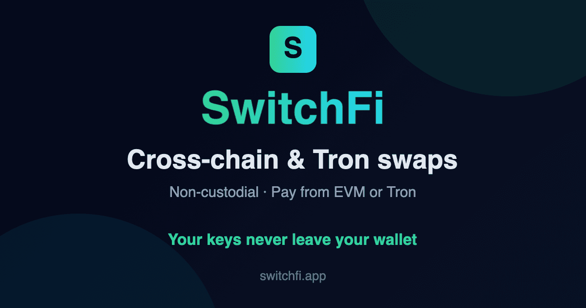 SwitchFi screenshot 1