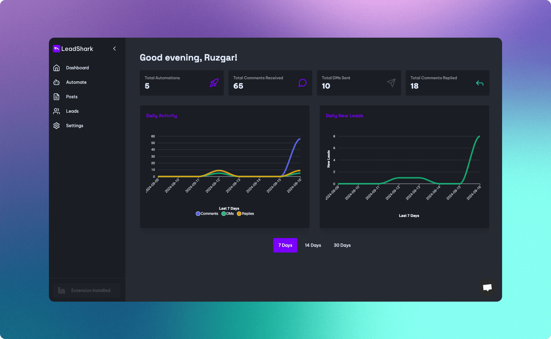 LeadShark screenshot 1