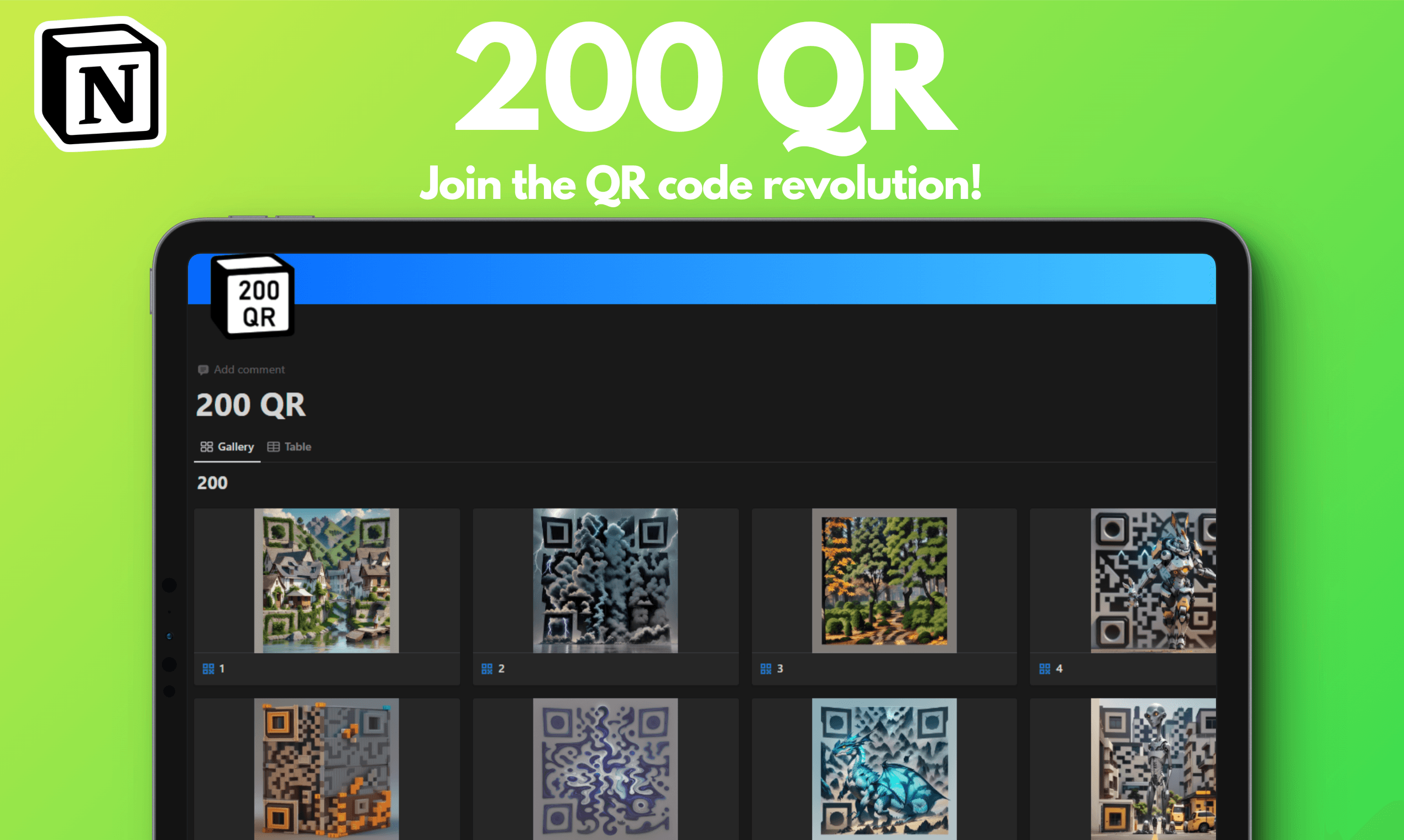 200 QR screenshot 1