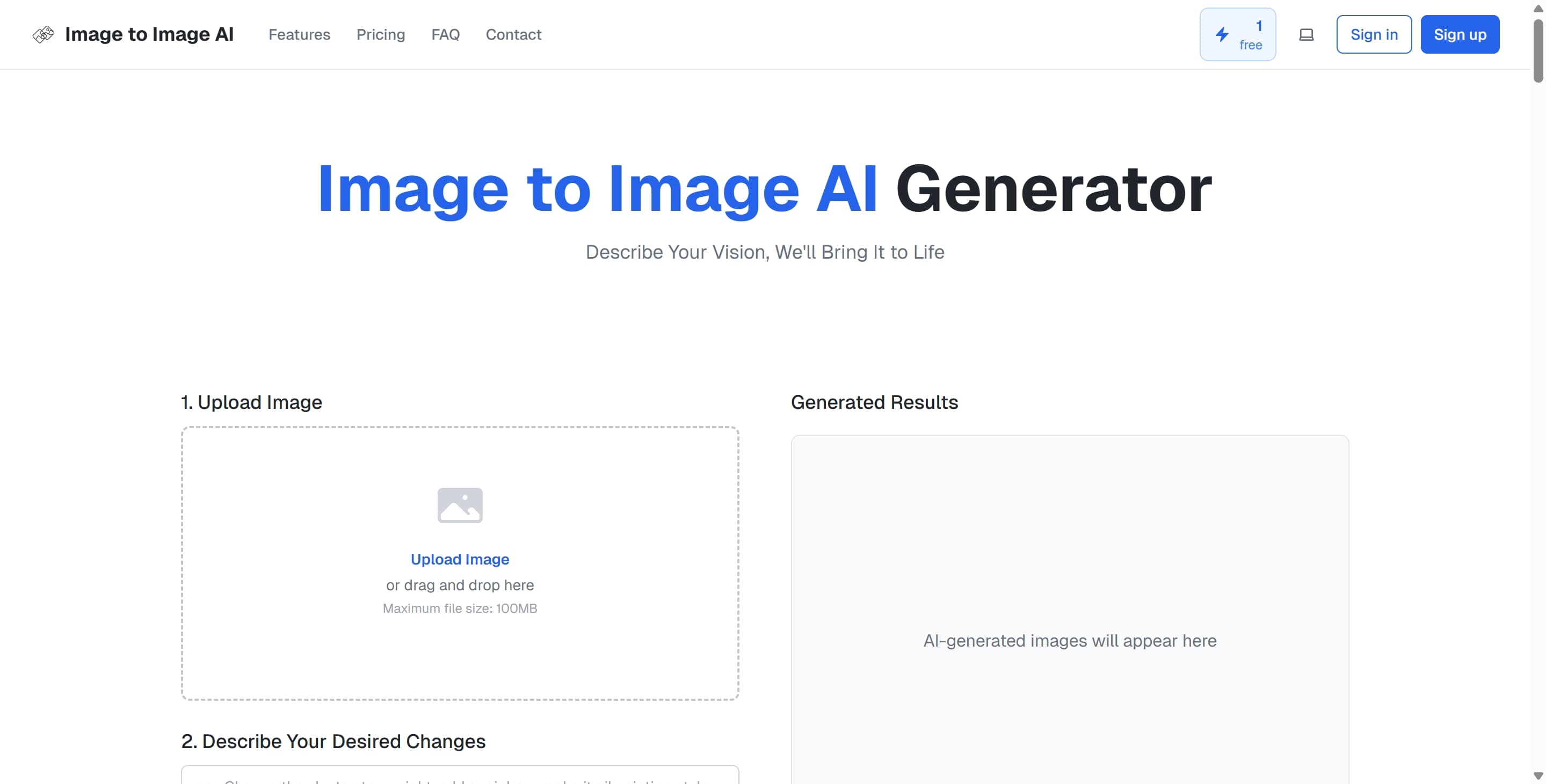 Image to Image AI screenshot 1