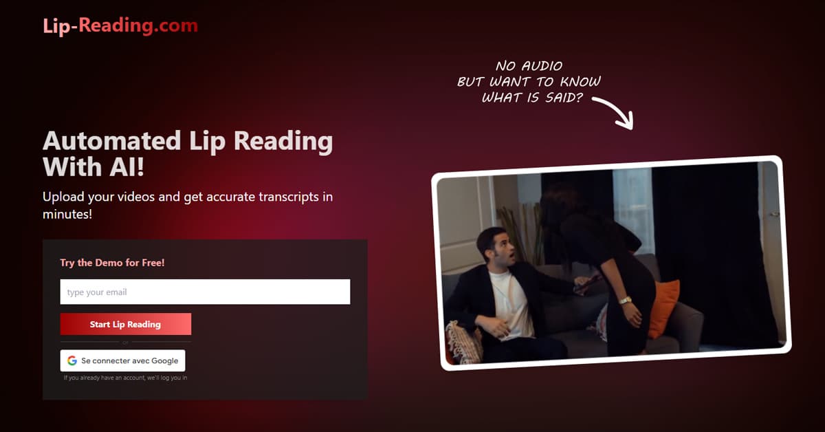 Lip Reading App screenshot 1