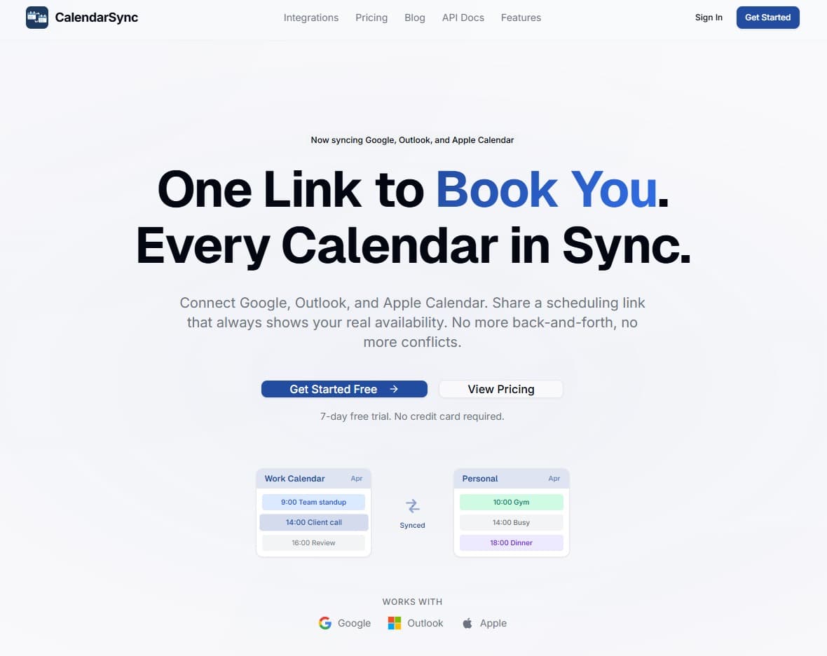 CalendarSync screenshot 1