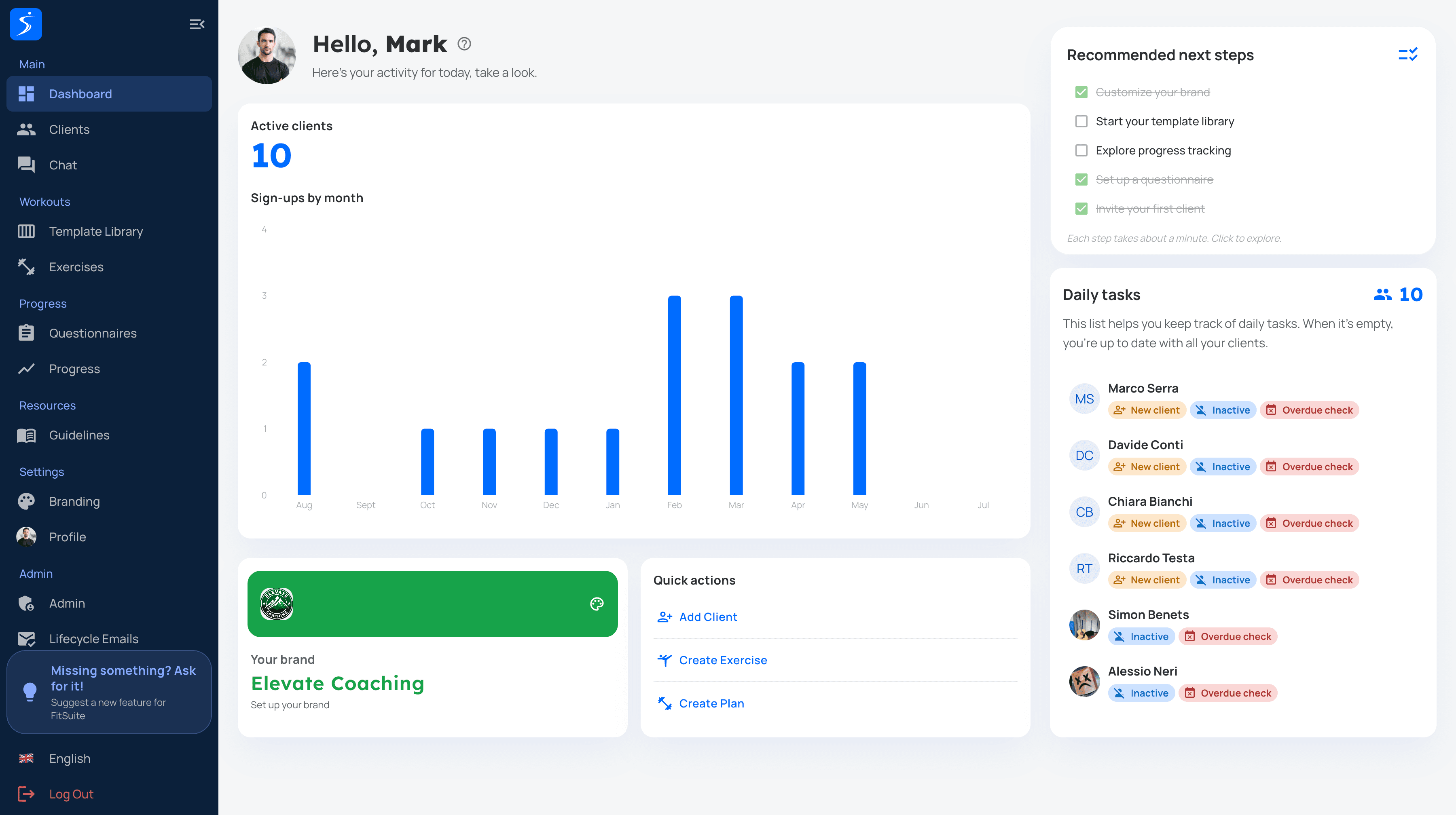 FitSuite screenshot 1