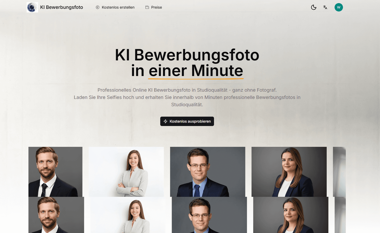 ki-bewerbungsfoto screenshot 1