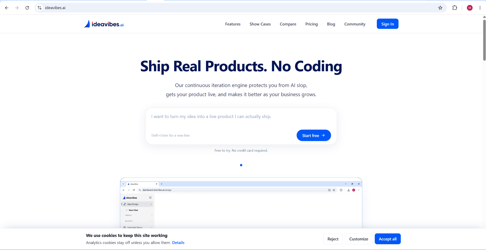 Ideavibes AI screenshot 1