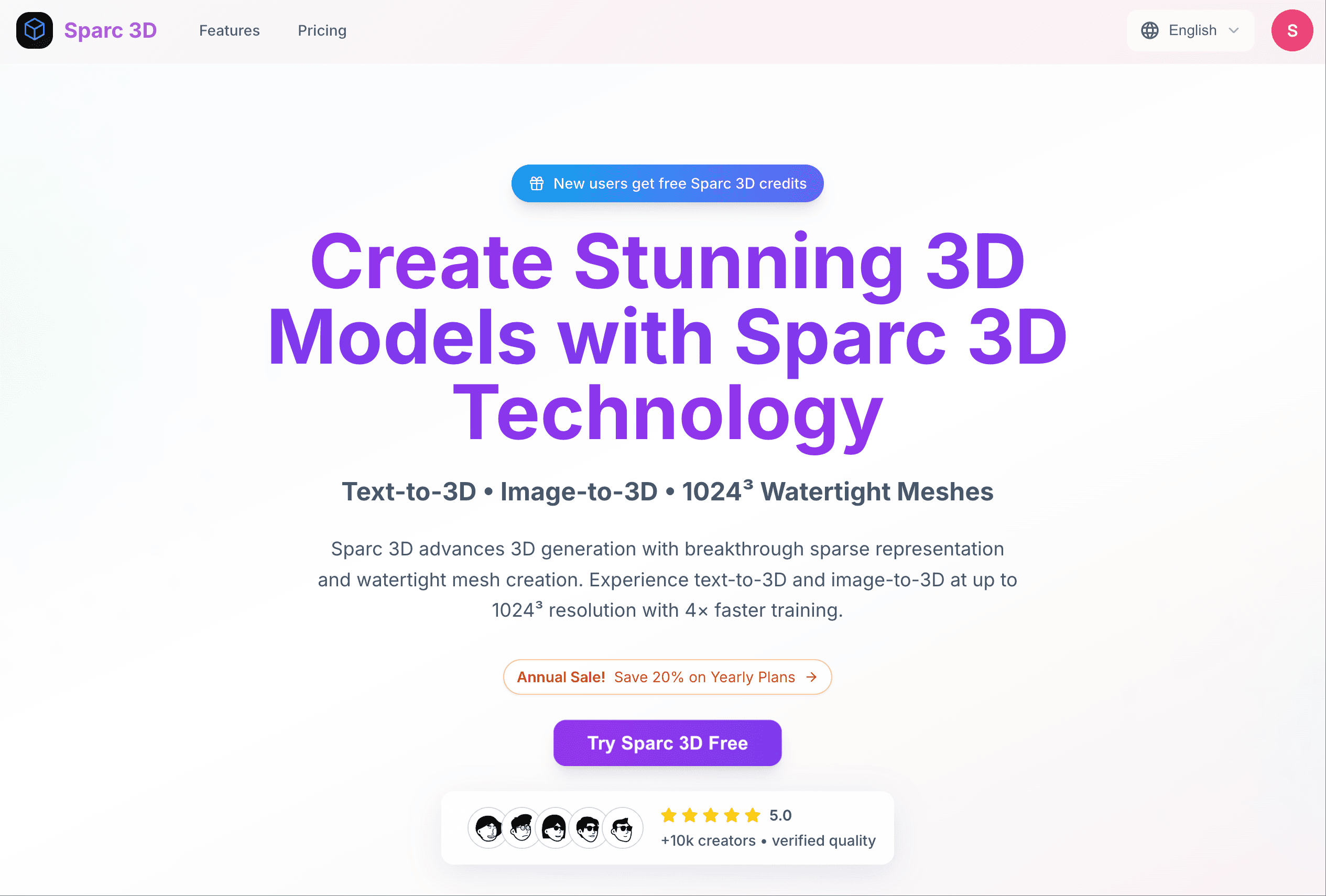 Sparc 3d screenshot 1