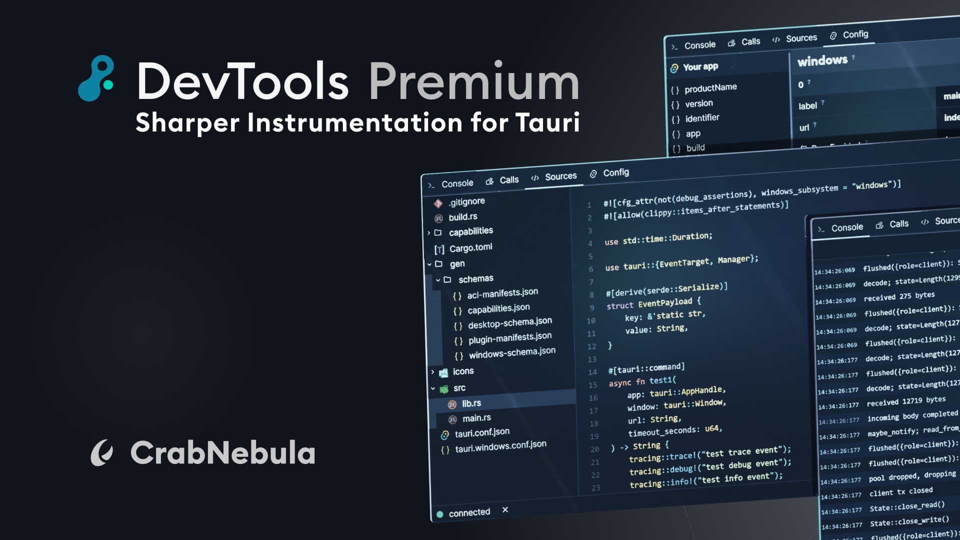 CrabNebula DevTools screenshot 1