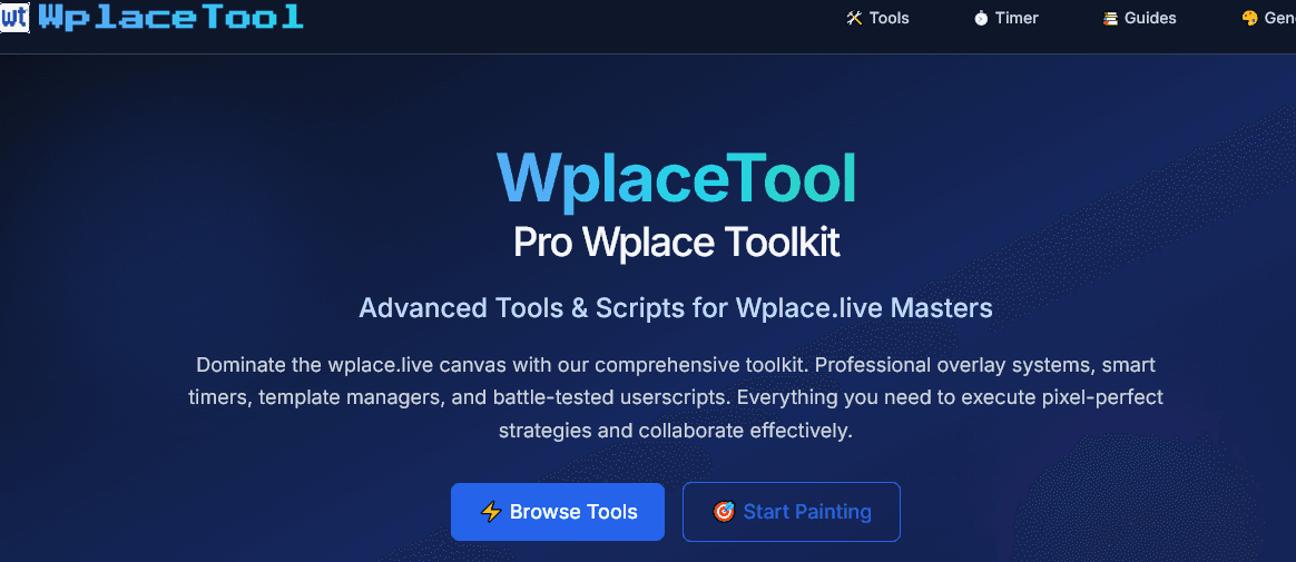 WplaceTool screenshot 1