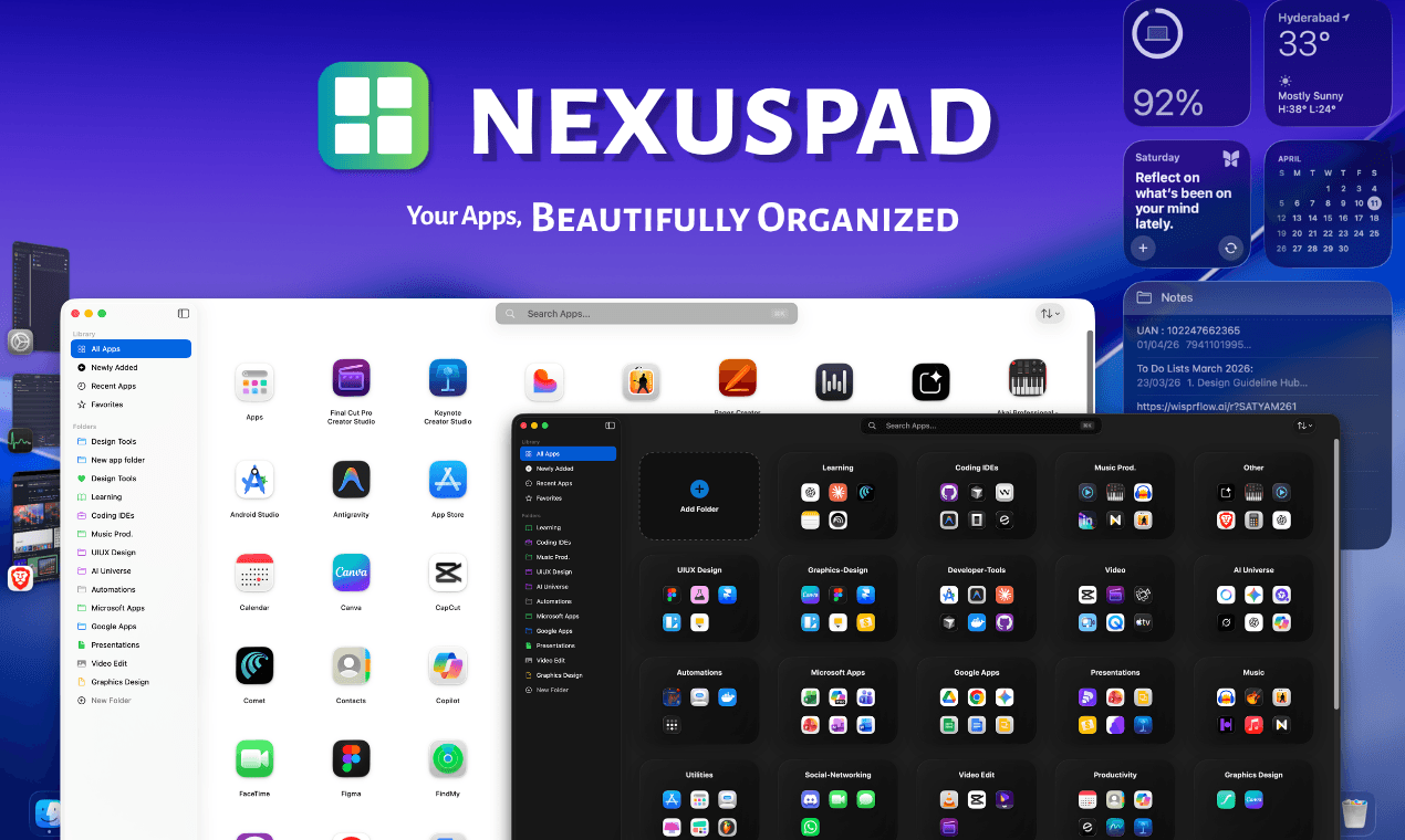 NexusPad screenshot 1