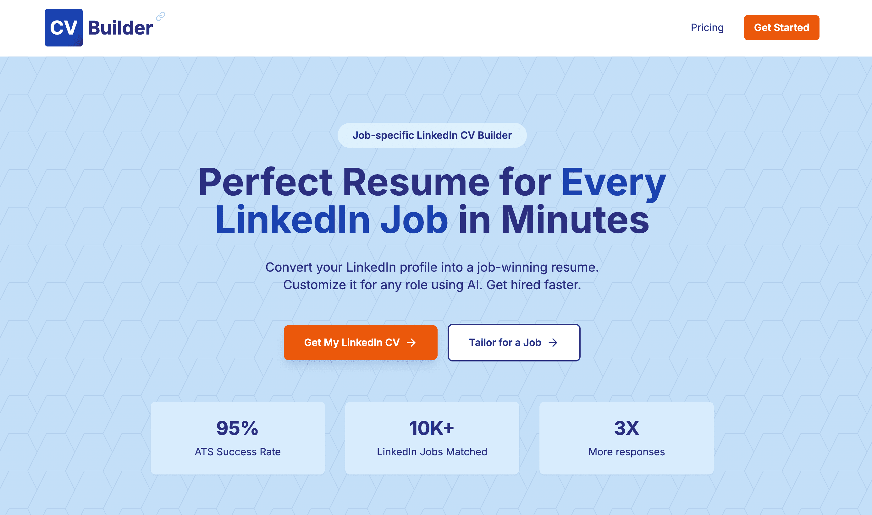 Linked CV Builder screenshot 1
