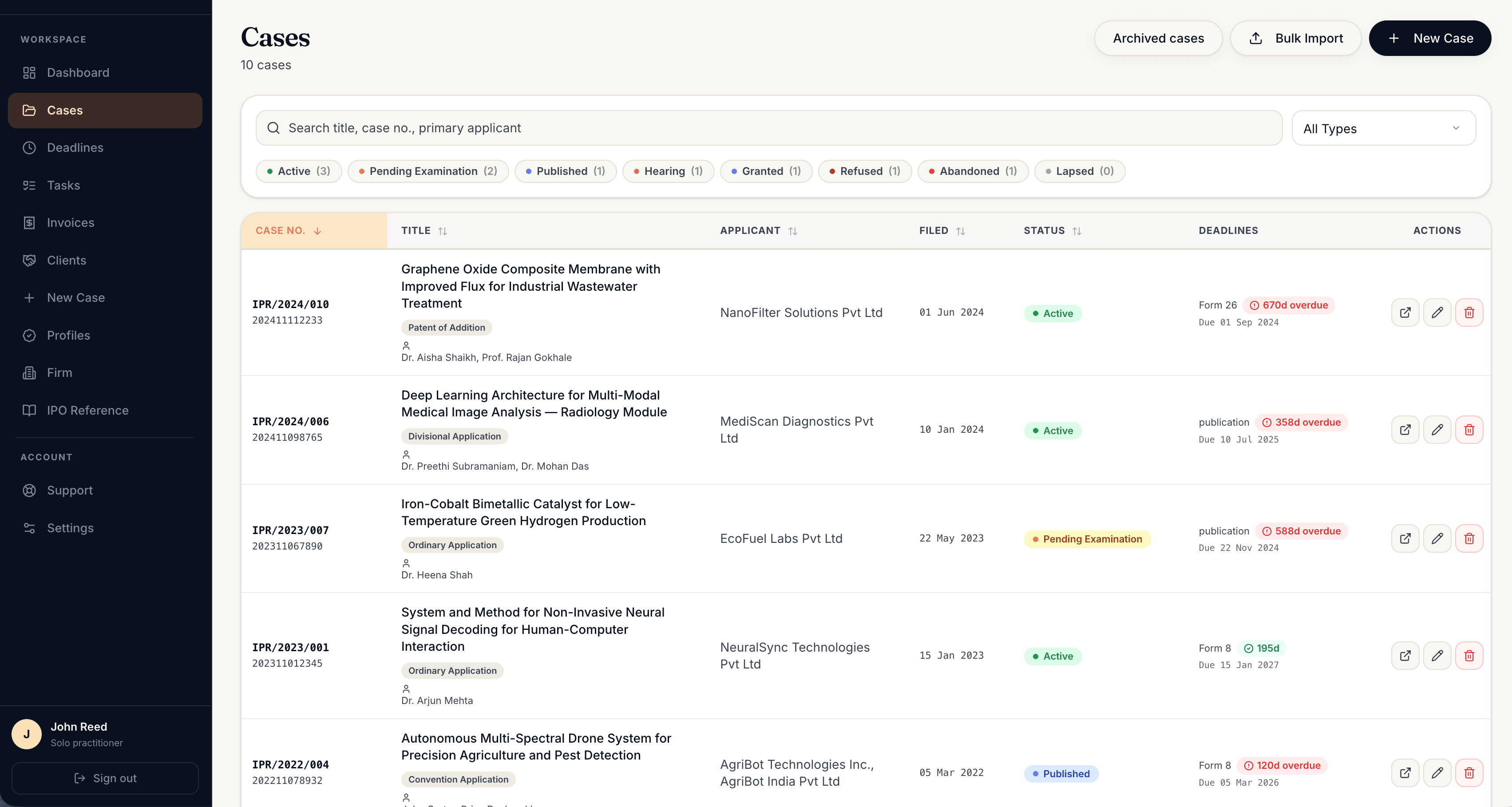 IPR Manager screenshot 1