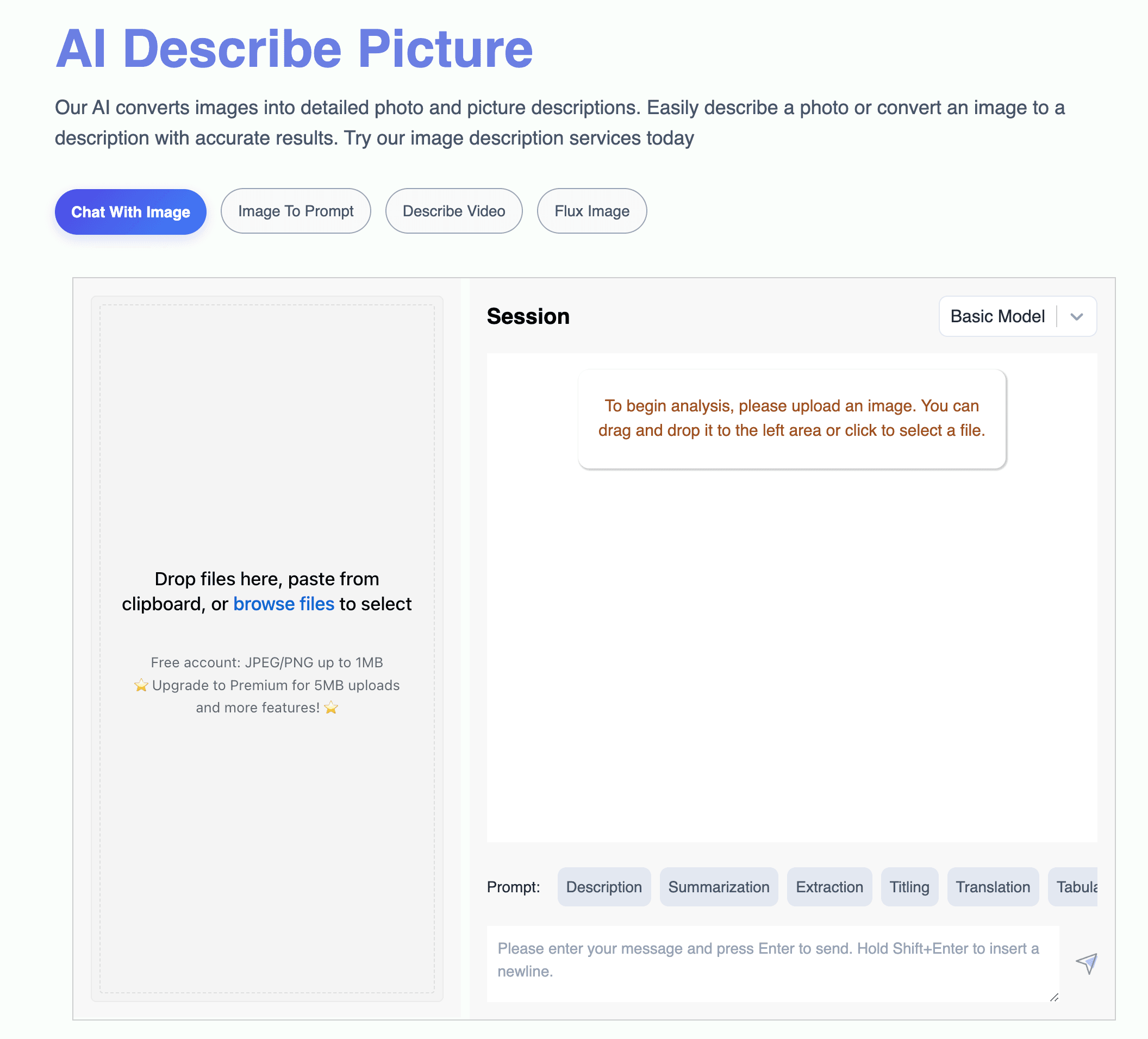 AI Describe Picture screenshot 1