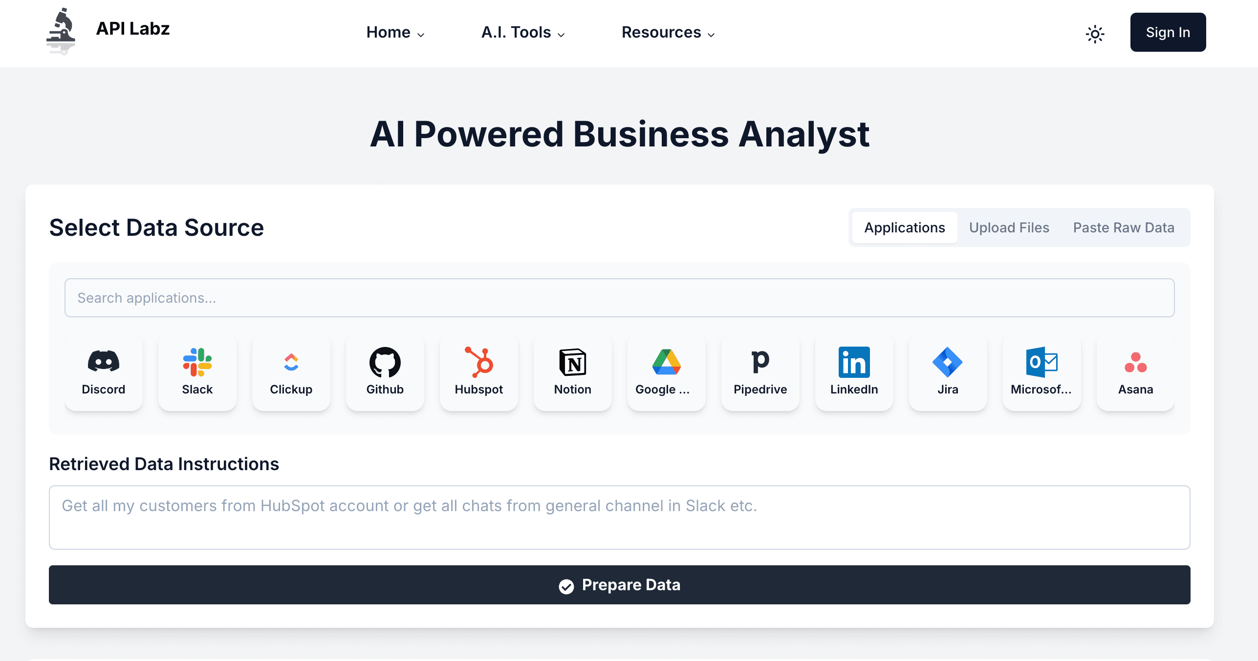 AI Business Analyst screenshot 1
